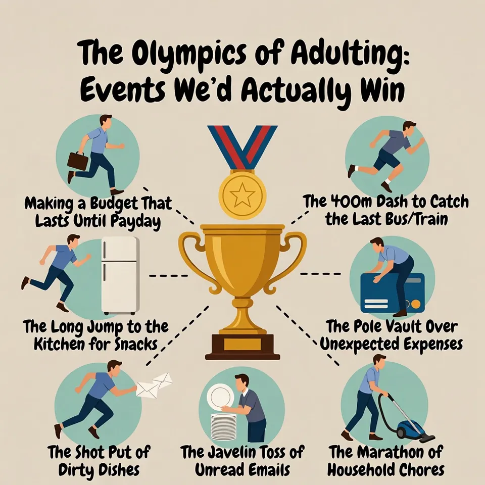 The Olympics of Adulting: Events We’d Actually Win